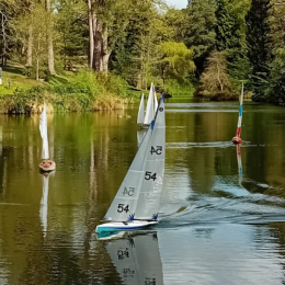 Model Boats on the Lake 