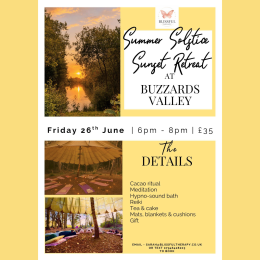 🌞✨ SUMMER SOLSTICE SUNSET RETREAT at Buzzards Valley 🌿🌅✨