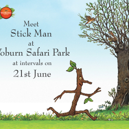 Meet Stick Man on 21st June at Woburn Safari Park! 