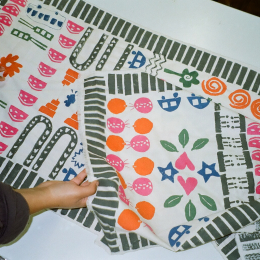 At the Printing Table
