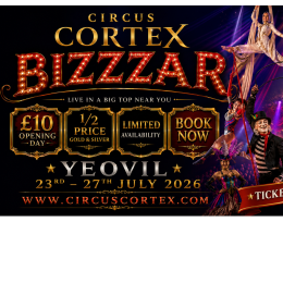 Circus Cortex at Yeovil, Somerset. 23-27 July 2026