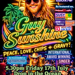 Guy Sunshine on Eastbourne Pier 