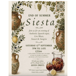 End of Summer Siesta at Albright Hussey Manor