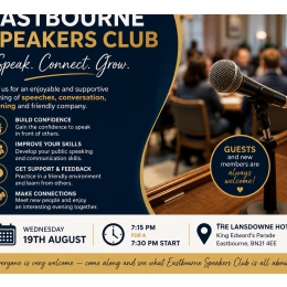 Eastbourne Speakers Club Meeting