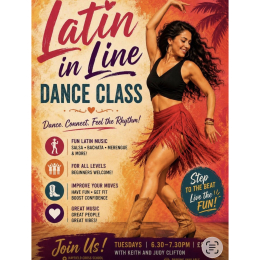 Latin in Line Dance Classes With Keith and Judy Clifton Parents of Strictly Stars Kevin and Joanne Clifton