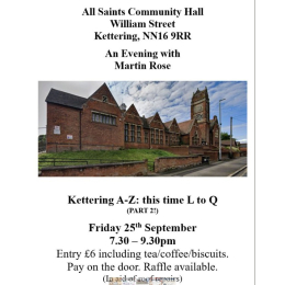 An Evening with Martin Rose at All Saints  Kettering A-Z