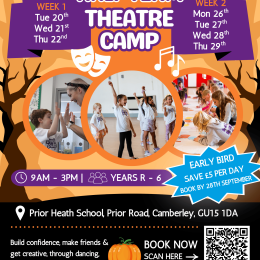 October Half Term Theatre Camps (Ages 4 – 11) Boogie Pumps Camberley
