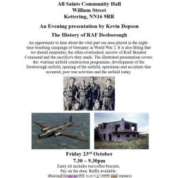 The History of Desborough Airfield at All Saints