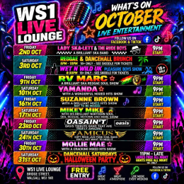 🔥 🎶 What's On In October at WS1 LIVE LOUNGE! 🎶 🔥