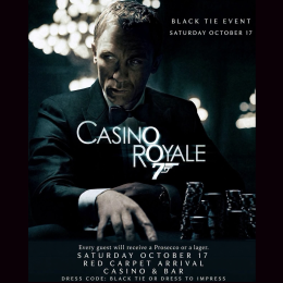 20th Anniversary of Casino Royale at Royal Cinemas SC! 🥂 🎰