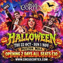 BizZzaR Halloween Circus at Duston Mill, Northampton