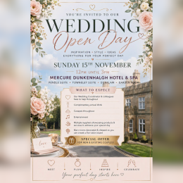 Wedding Open Day at Mercure Dunkenhalgh Hotel & Spa