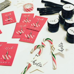 Christmas Modern Calligraphy Workshop 