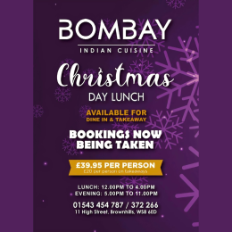 🎄✨ Make Christmas Day Delicious at Bombay Indian Cuisine! 🍛❤️