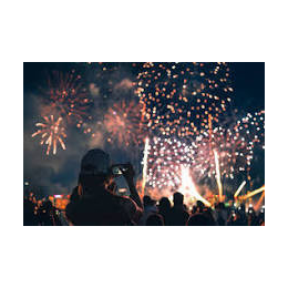 Fireworks at Taunton Racecourse