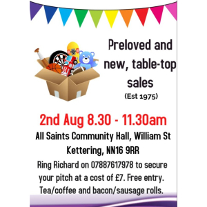 Table Top Sale at All Saints Church