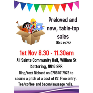 Table Top Sale at All Saints Church