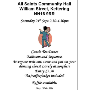 Tea Dance at All Saints.