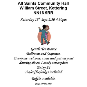 Tea Dance at All Saints.
