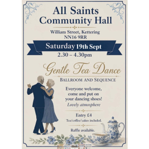 Tea Dance at All Saints.