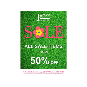 NOW 'Up to 50% Off' Summer Sale at Jacks For Women 