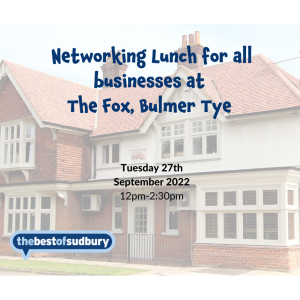 thebestof Sudbury Networking Lunch at The Fox, Bulmer