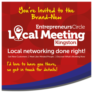 Entrepreneurs Circle Local Meetings - Kingston