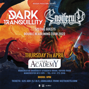Dark Tranquility and Ensiferum at Club Academy - Manchester