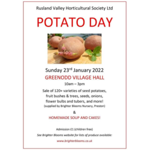 Potato Day at Greenodd Village Hall