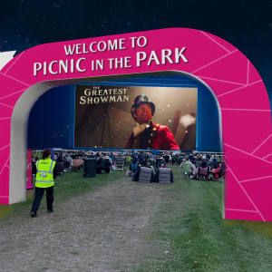 Picnic in the Park Stafford - The Greatest Showman Screening