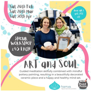 New 'Art & Soul' Workshops at The Paint Pottle