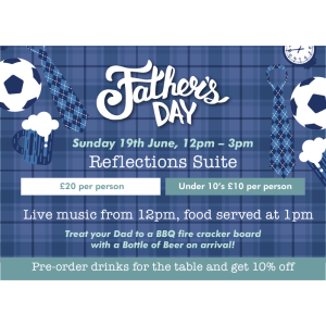 Fathers Day at Bolton Whites Hotel 