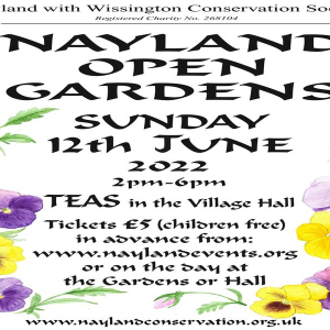 Nayland with Wissington Open Gardens 12th June