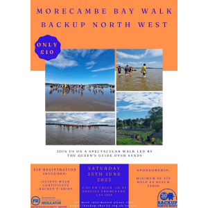 Morecambe Bay Walk with Backup North West