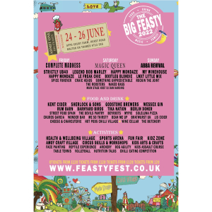 It’s The BIG FEASTY 2022 – 3 days of Music - Food – Fun and lots more at #WaltonOnThames @FeastyFest_