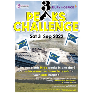 3 Peaks Challenge in aid of Bury Hospice!