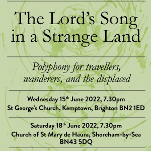 The Lord’s Song in a Strange Land