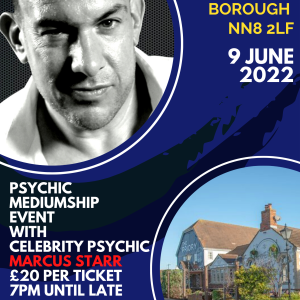 Psychic Mediumship with Celebrity Psychic Marcus Starr at The Priory, Wellingborough