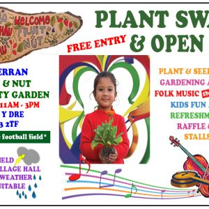 CILGERRAN: Fruit and Nuts, Plant Swap and Open Day (Saturday 22 May)