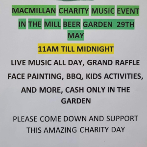 Mcmillan charity event 