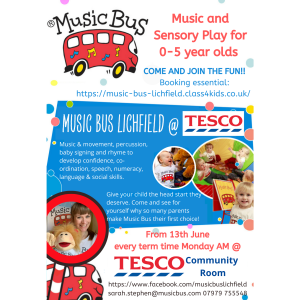 Music Bus Lichfield & Sutton Coldfield