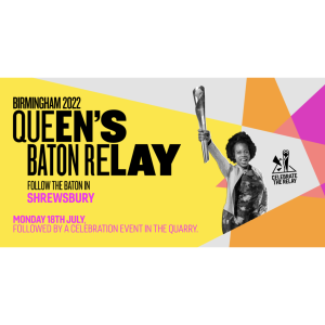 The Queen's baton relay comes to Shrewsbury!