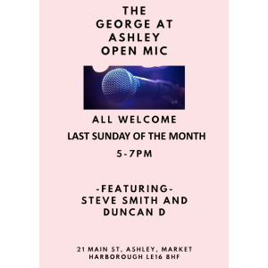 'OPEN MIC' Night at The George at Ashley