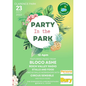 Party in the Park brought to you by friends of Clarence Park!