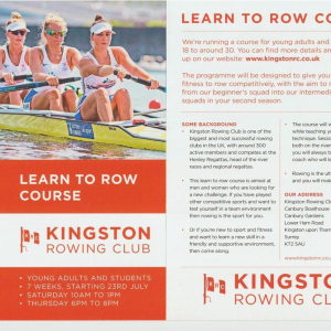 Kingston Rowing Club - Learn to Row