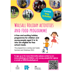 Holiday Activities for Children in Walsall 2022