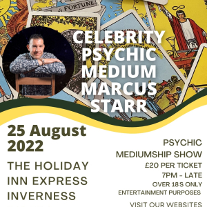 Psychic Mediumship with Celebrity Psychic Marcus Starr @ Holiday Inn Express Inverness