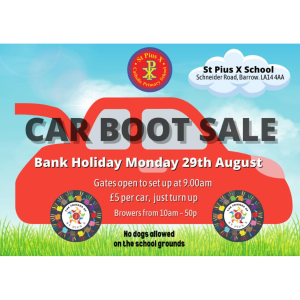 Car Boot Sale August Bank Holiday Monday