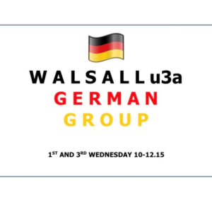 Walsall u3a German- Beginners and Improvers