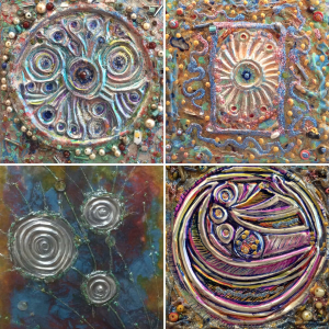 Metal Embossing - Metal Art & Canvas Workshop with Jacky Purtill Fine Art. 7Artists+ event